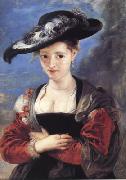 Peter Paul Rubens Susanna Fourment or Le Cbapeau de Paille (mk01) France oil painting reproduction